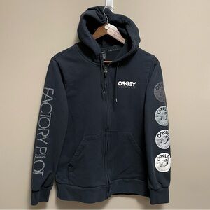 Oakley Black Factory Pilot Sweatshirt Men’s Medium Y2K